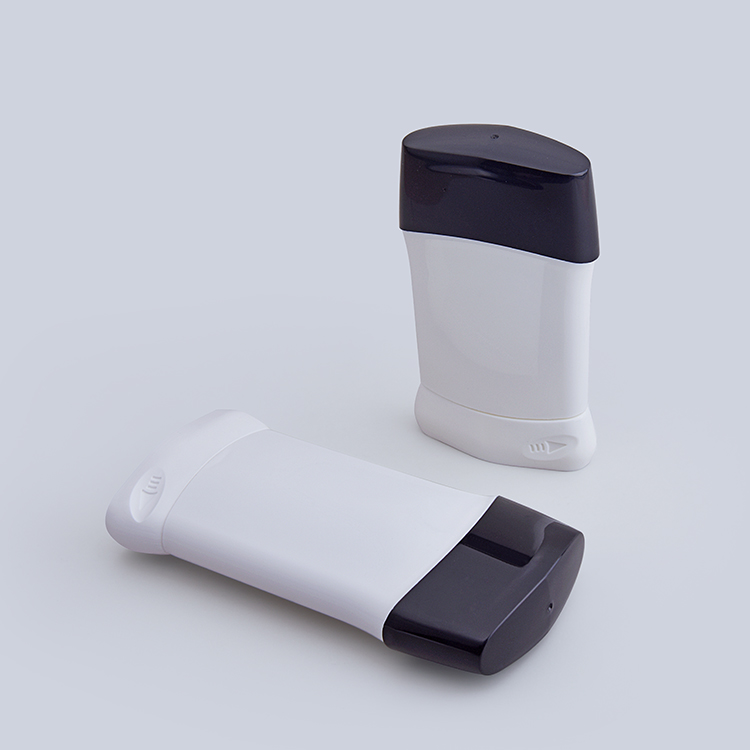  50g 76g PP PE Plastic Custom Logo Empty Deodorant Stick Flat Tube Round Twist Up Stick Deodorant Stick Bottle