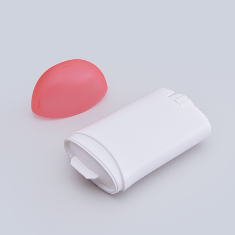Custom Empty Oval Deodorant Stick Container Refillable Round Twist up Tubes Packaging Deodorant Stick Bottle
