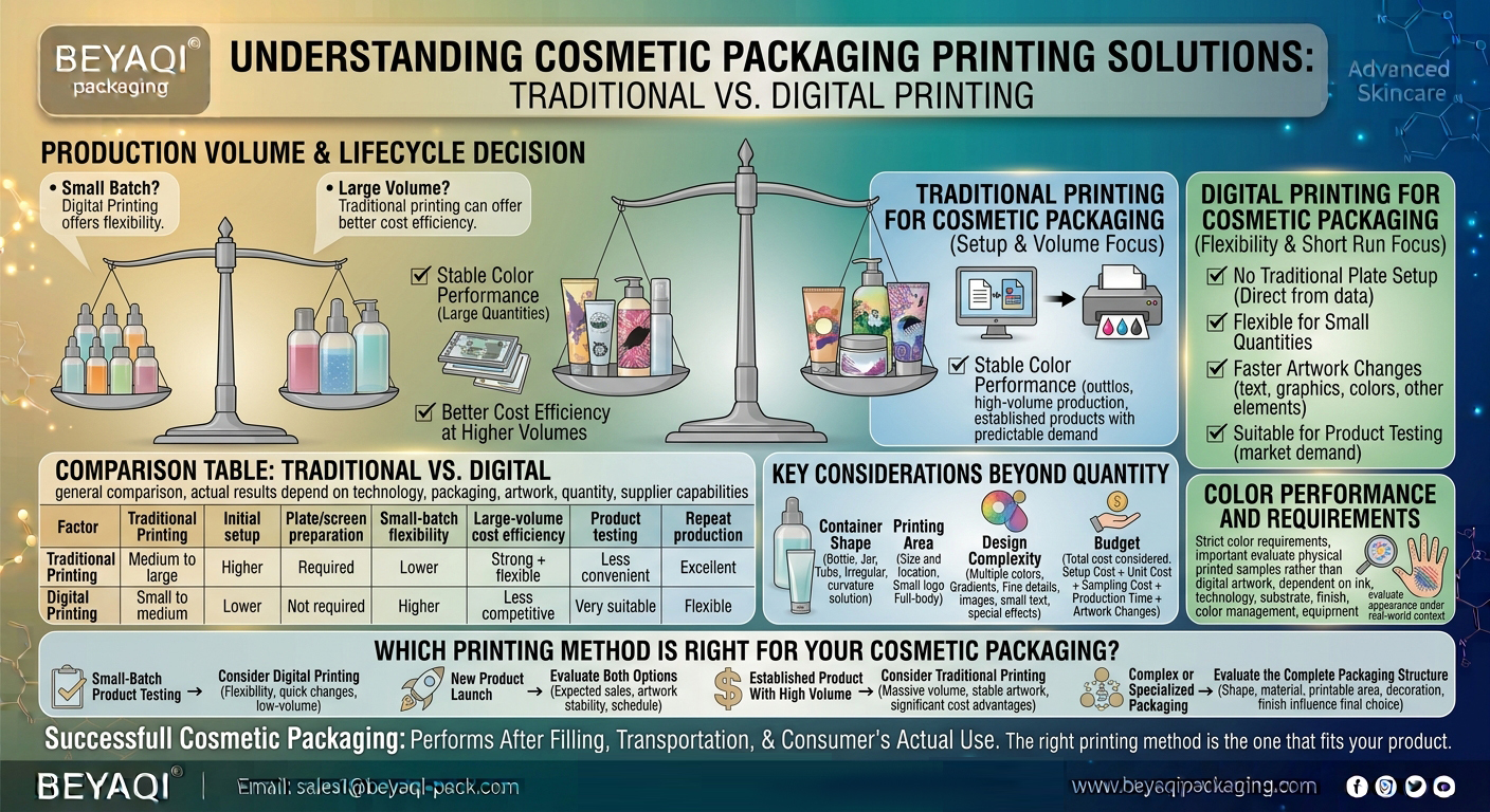 Traditional Printing Vs. Digital Printing for Cosmetic Packaging: Which One Should You Choose?